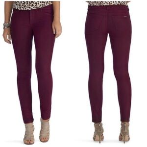 White House Black‎ Market The skinny Ankle Cabernet pants Sz 4